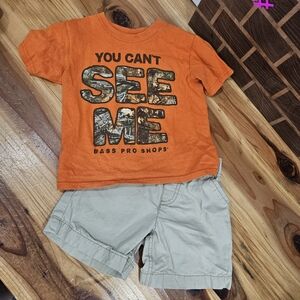 Toddler Bass Pro Shop T-shirt & Shorts